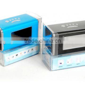 Protable Mini Speaker for iphone ipod (support USB/Micro SD/TF Card/PC/Laptop/MP3) professional rechargeable Vibration speaker w