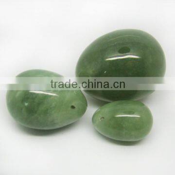 Large , Medium , Small Size Natural Jade Stone Eggs for Keegle Exercise