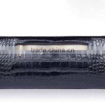 Fashion Classy Crocodile Skin pu Leather Clutch Evening Bag