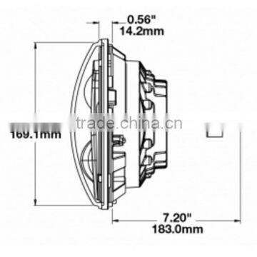 Hot Sale 7 Inch Round Halo Ring Headlight for Jeep Wrangler photo-4