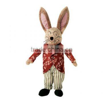 Shenzhen Factory Soft Rabbit Plush Doll Toy With Clothes