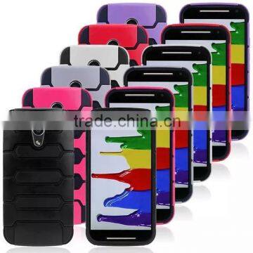 Hybrid Armor Bumper Cover Case ( TPU + Hard PC) for MOTO G2 photo-4
