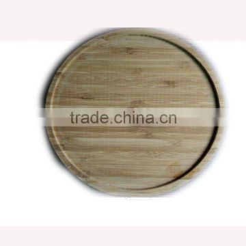 round bamboo serving plate 35119