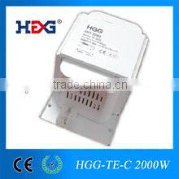 CE magnetic 2000w metal halide magnetic HID ballasts 100% copper