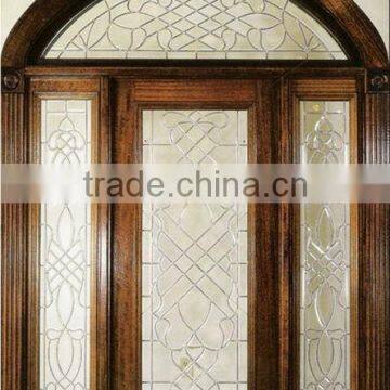 Full Lite Glass Exterior Wooden Doors Design 2013 New DJ-S9005STHA