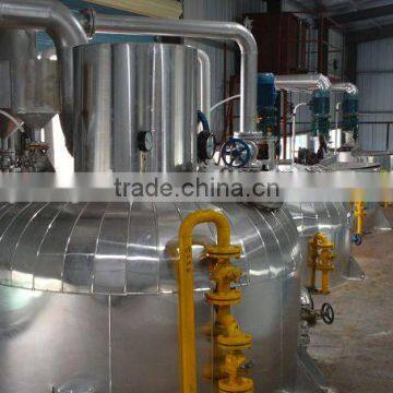 Low loss ricinus oil refinery/castor oil refinery machine