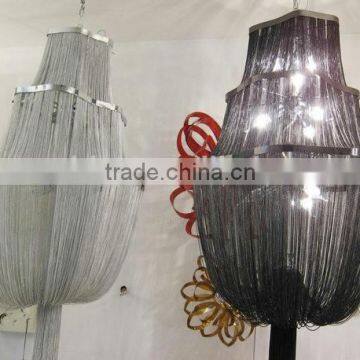 Chrome Nickel Aluminum Chain Pendant Lighting photo-6