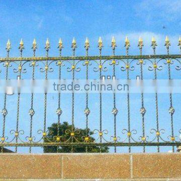 2013 Top-selling hand forged modern fence designs