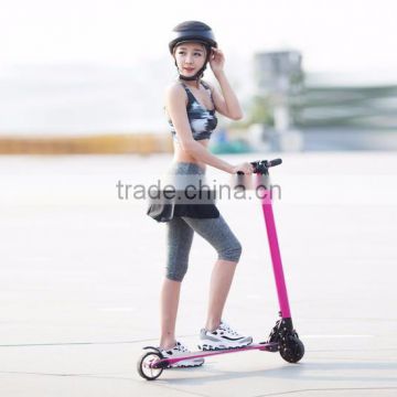 Fashion Lightest 6.3KG Electric scooter foldable hoverboard carbon Fiber city bike