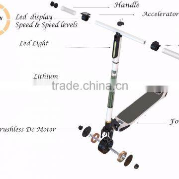 Samway Robot 2016 Newest Best Quality Light Weight Carbon Fiber Portable Folding Electric Bike photo-6