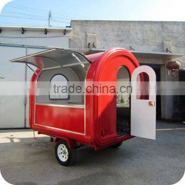 2014 NEW!!! Outdoor Hong Kong Flour Tortilla Waffle Food House Trailer XR-FC250 D