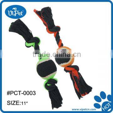 Two knot rope Toy with ball