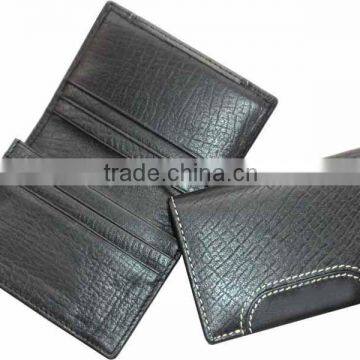 Imprint Leather card holder wallets