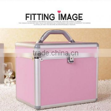 Aluminum Pink Jewelry Travel Case ZYD-HZ102203