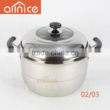 Kitchen Utensil: Stainless Steel Vegetable Steamer Food Steamer Steam Pot photo-4