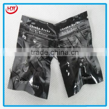 small zipper bag for sex pill/zipper plastic packaging bag