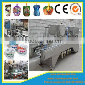 2/4/6/8 line yogurt cup filling and sealing machine