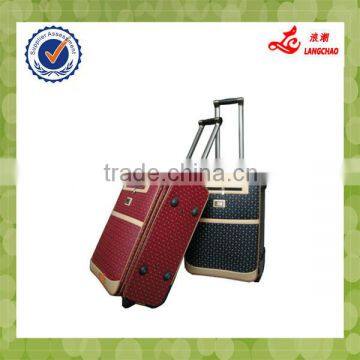 Black And Red Colors Fashionable High-end Lightweight Trolley Bag