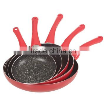 Pressed Aluminium Marble Coating Fry Pan Set