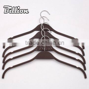 Coffee Color Large 43*22CM Plastic Women Clothes Hanger