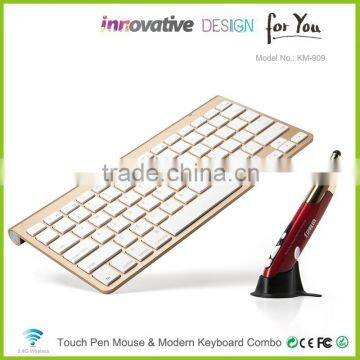 Hot New Design Wireless Keyboard and Touch Pen Mouse Set From Shenzhen Manufacturer photo-2