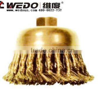 Anti spark tools; High quality Non spark/ Explosion-proof knot wire cup brush; China Manufacturer; OEM service; Die forging