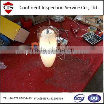 Inspection service for each kinds of lamp/spotlight/head lamp /electronic products quality control