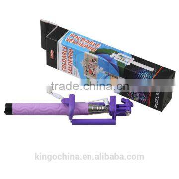 Wholesale Price Mini Postable Monopod Wire Selfie Stick for Mobile Phone