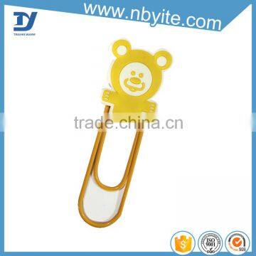 bear designed PVC fancy paper clip