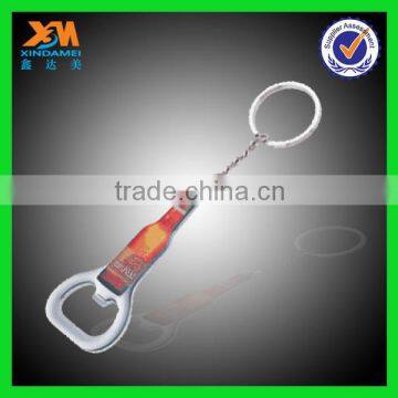 Customize the bottle shape bottle opener key chain
