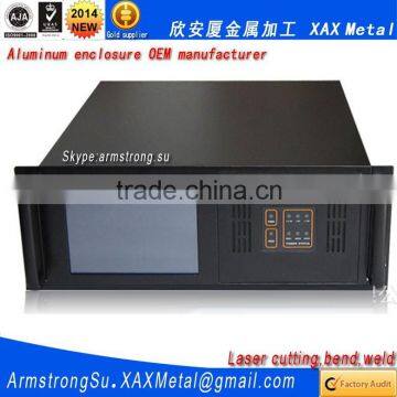 XAX125Alu Non standard custom made plate aluminum 482mm 465.1mm width housing