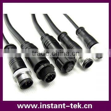 INST waterproof electric connector cable with plug