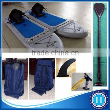 Inflatable stand up paddle board (6'' thick) with paddle,pump,bag,repair kit