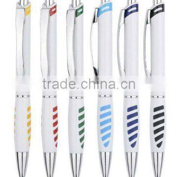 Hot Sale 2012 New Design Plastic Ball Point Pens With Secondary Injection Grip photo-2