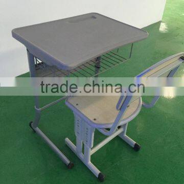 Folding School Desk Adjustable School Desk and Chair Modern School Furniture HXZY049 photo-3