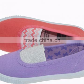 latest girls slip on canvas shoes china