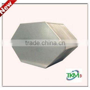 Single folded edge cross-counter flow plate heat exchanger