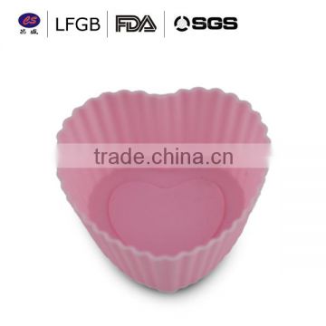 Factory price various shape colorful silicone cake mould