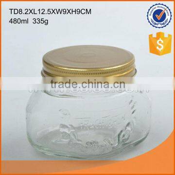 High capacity glass storage jar with reasonable price