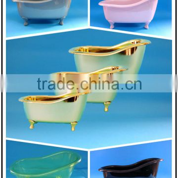 plastic mini bathtub container, plastic container for bathroom product