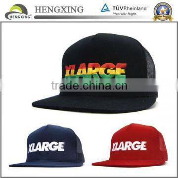 Wholesale cheap plain custom 3D embroidery mesh trucker cap