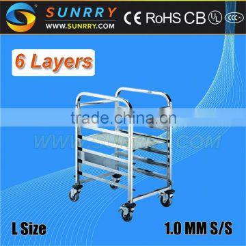 Stainless Steel Bakery Trolley/Bakery Tray Trolley/Pan Trolley (SY-TR6B SUNRRY)