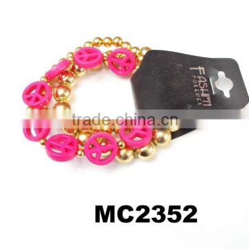 girls peaceful jewelry resin stretch bracelet teen girl bracelets wholesale