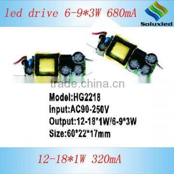 27W switch photoelectric for led lamps