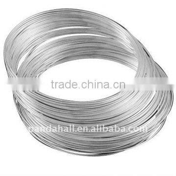 Stainless Steel Memory Wire, Nickel Free, Nickel, 11.5CM, Wire: 1.0mm, about 250 circles/500g(MW11.5CM-1-NF)