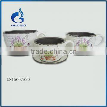 Modern Indoor Plant Pots Decorative Ceramic Flower Pots With Saucer photo-2