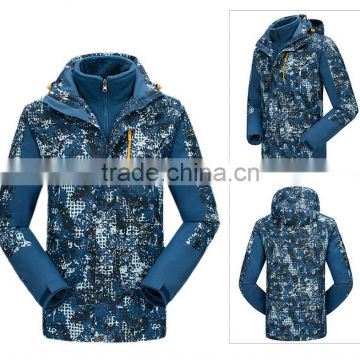 Mens Polar Fleece Lining Warm Snow Jacket