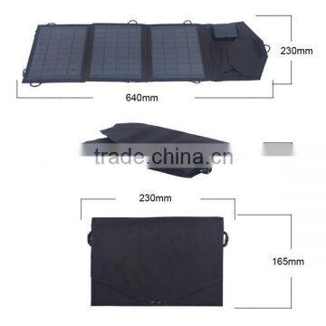 10.5W Folding Dual Output Solar Panel Kit for Camping Mobile Camera Charger photo-4