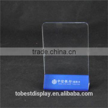 3 Sided Clear Acrylic Menu Holder,acrylic Menu Stand,acrylic a5 Menu Stand Factory Price