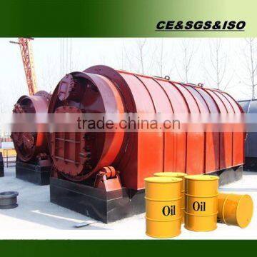 10 tons waste plastic recycling machine for crude oil